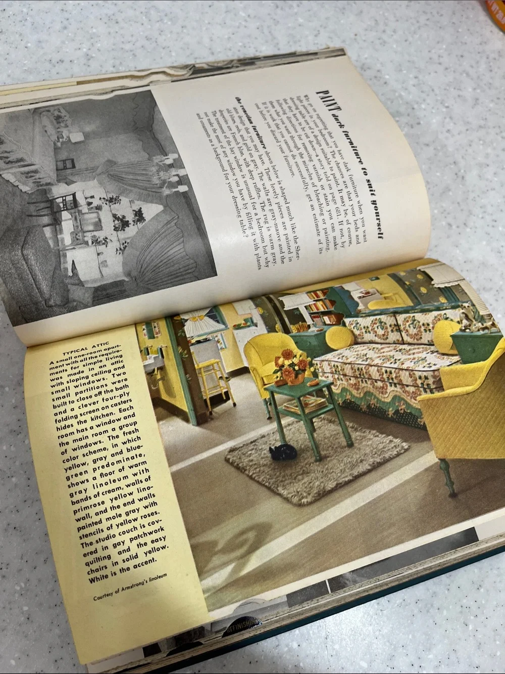 Vtg 1948 The American Woman's Encyclopedia Home Decorating MCM Interior Design